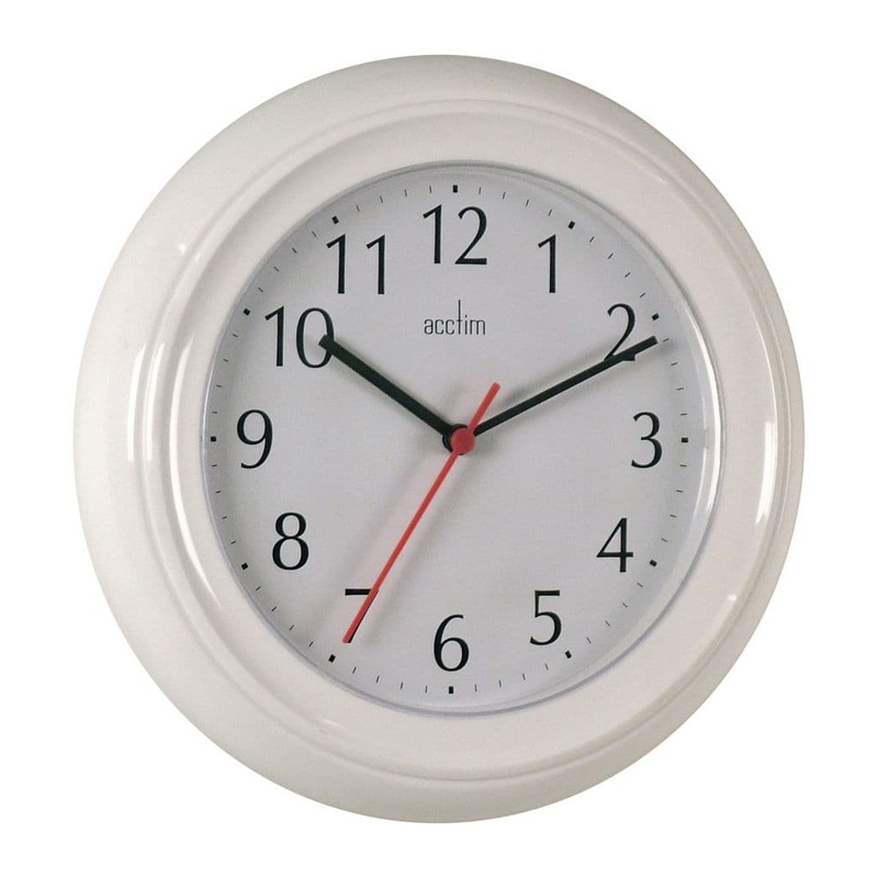 Acctim Wycombe Wall Clock – White