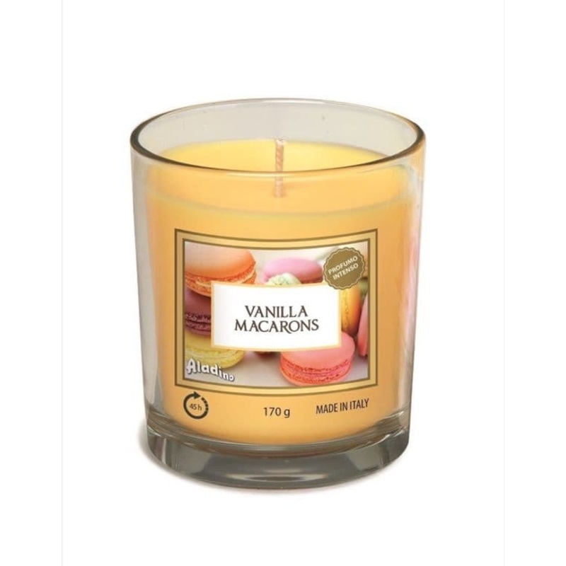 Aladino Medium Candle Jar – Vanilla Macaroon