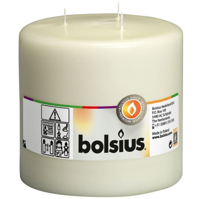 Bolsius Mammoth Candle – Ivory 150/150