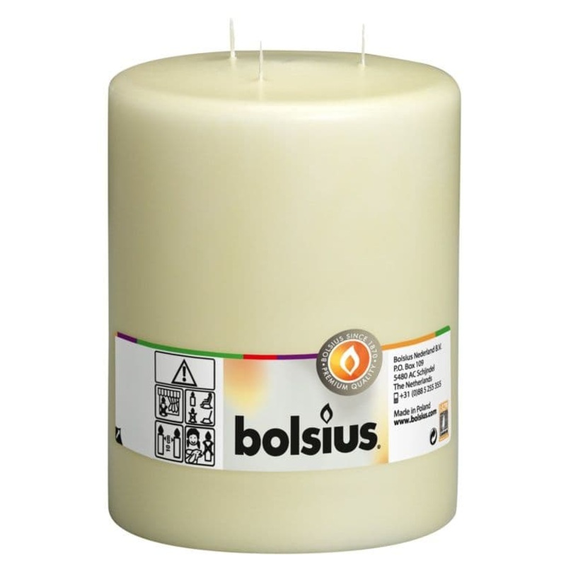 Bolsius Mammoth Candle – Ivory 200/150