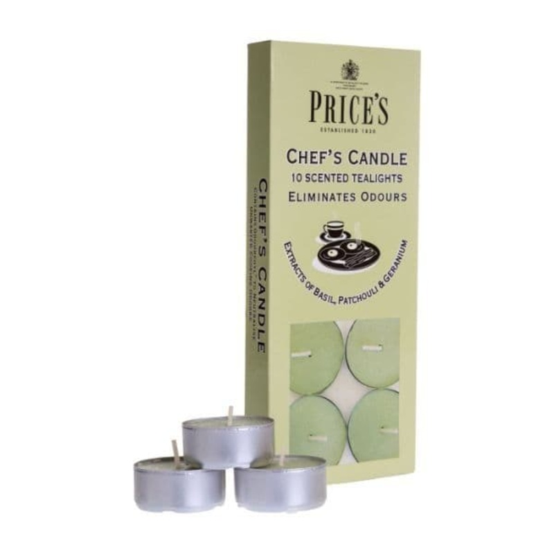 Price’s Candles Chefs Tealights – Pack 10