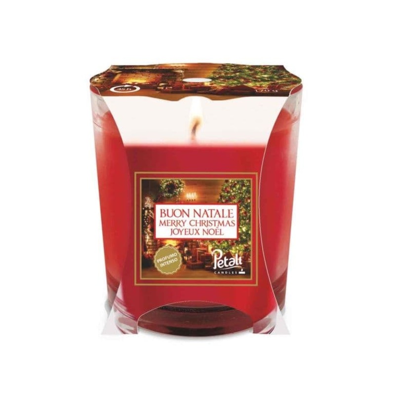 Price’s Candles Petali Medium Candle Jar – Merry Christmas