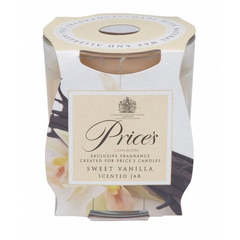 Price’s Candles Scented Jar – Sweet Vanilla