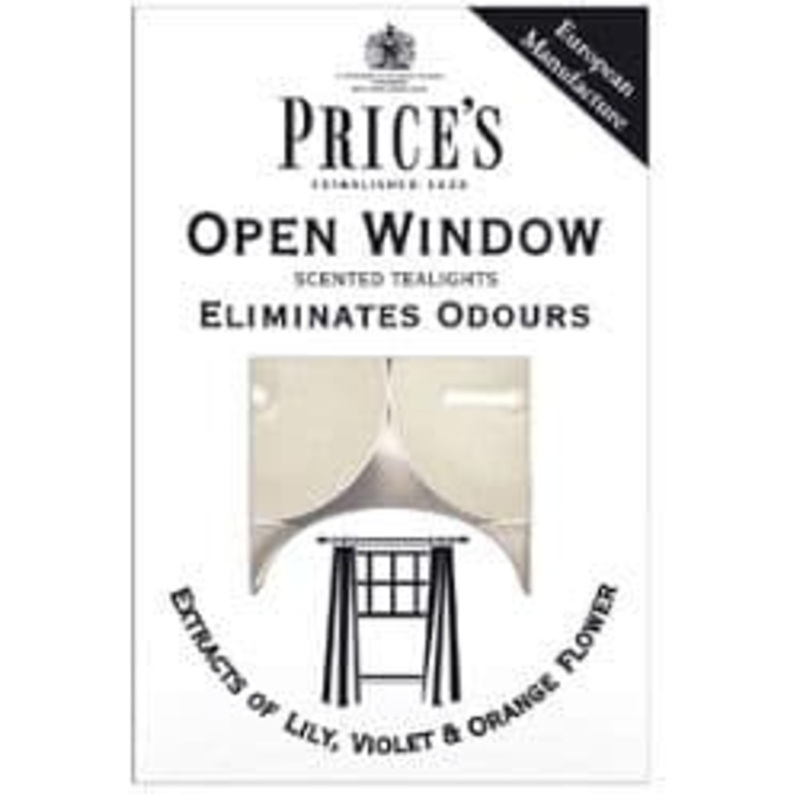 Price’s Candles Tealights Pack 10 – Open Window