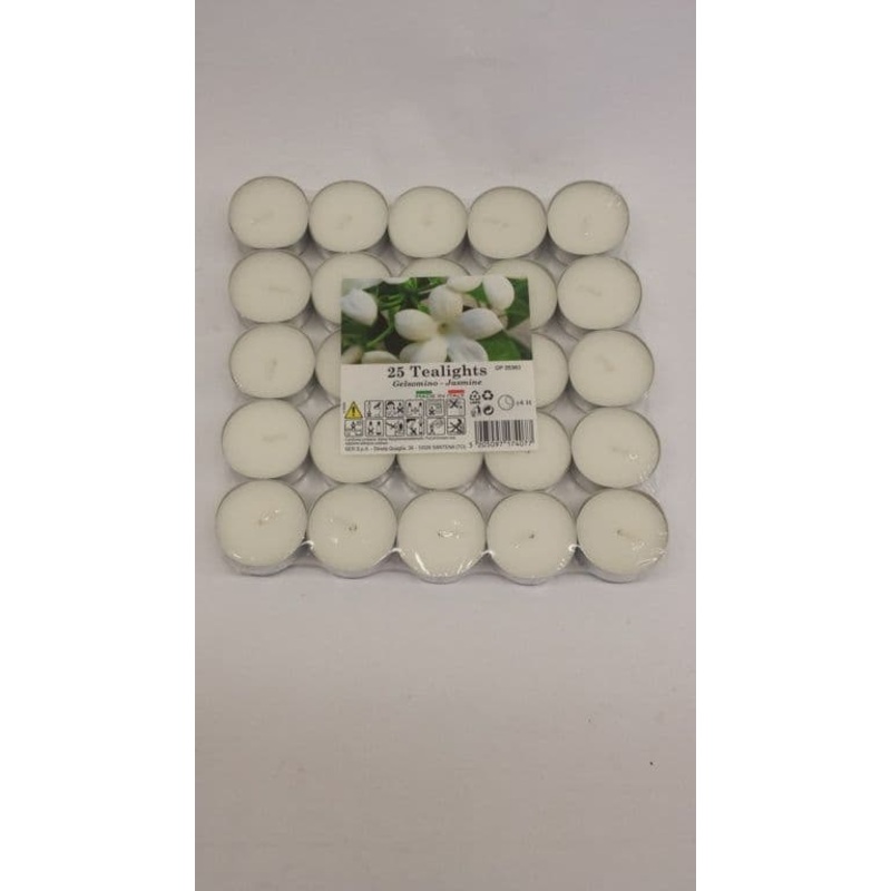 Price’s Candles Tealights Pack 25 – Jasmine