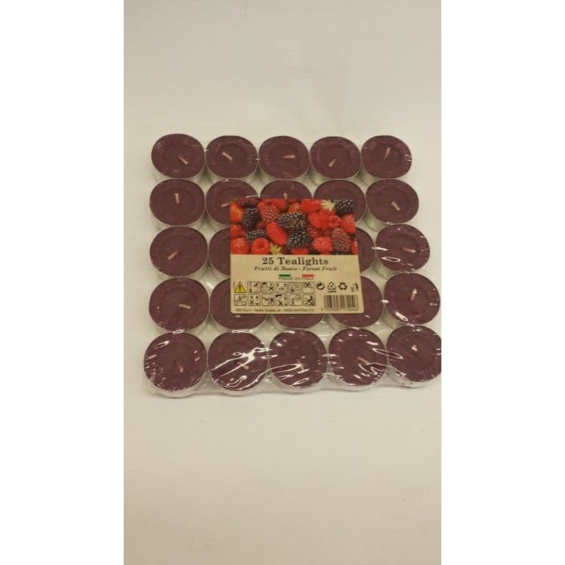 Price’s Candles Tealights Pack 25 – Mixed Berries