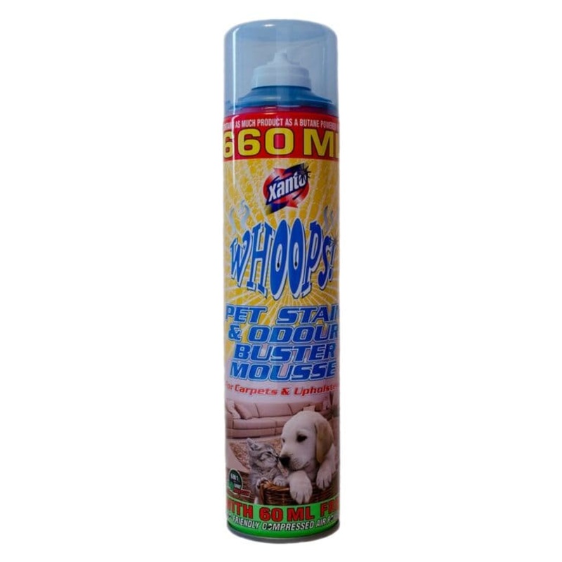 Xanto Vamoosh Pet Stain & Odour Buster Mousse – 600ml