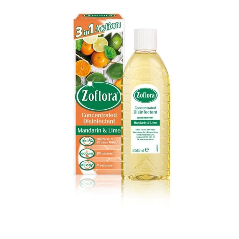 Zoflora Disinfectant 250ml – Mandarin & Lime
