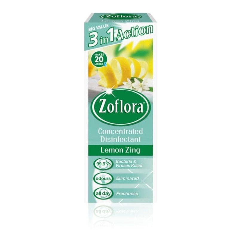 Zoflora Disinfectant 500ml – Lemon Zing
