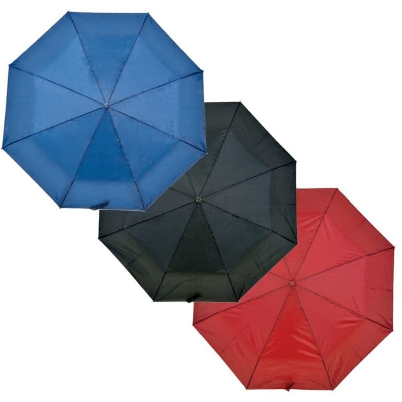 Drizzles Wood Handle Super Mini Umbrella – Black, Navy, Burgundy