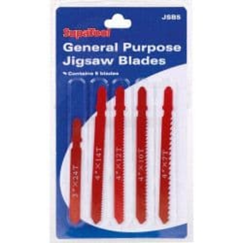 SupaTool General Purpose Jigsaw – 5 Piece