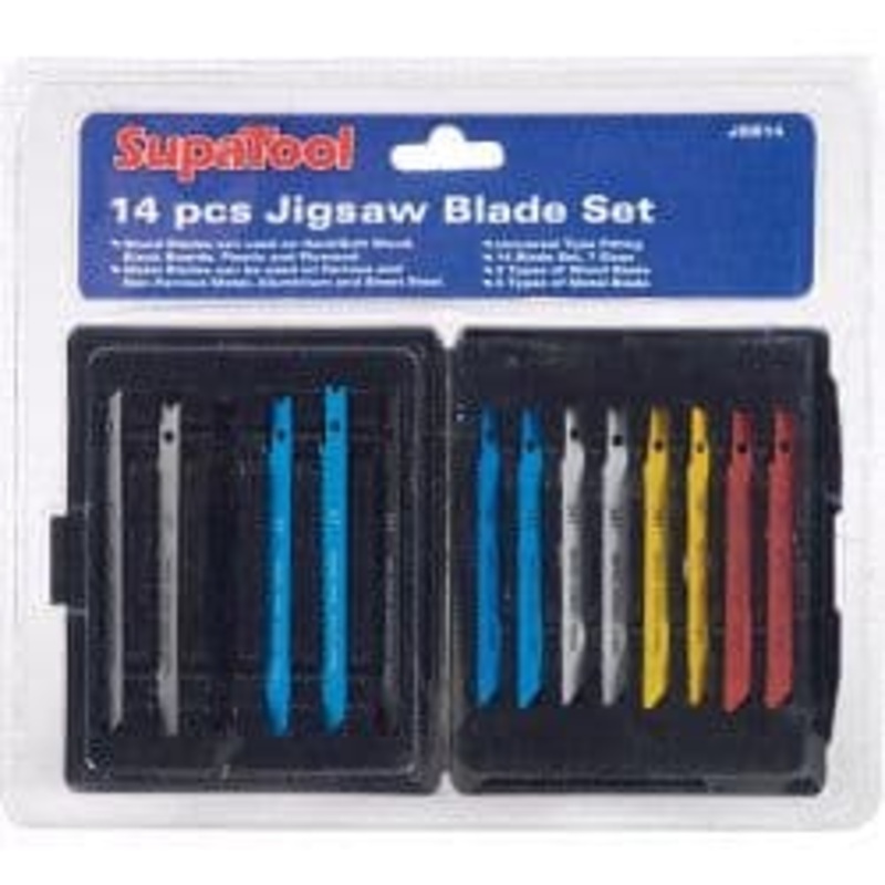 SupaTool Jigsaw Blade Set – 14 Piece