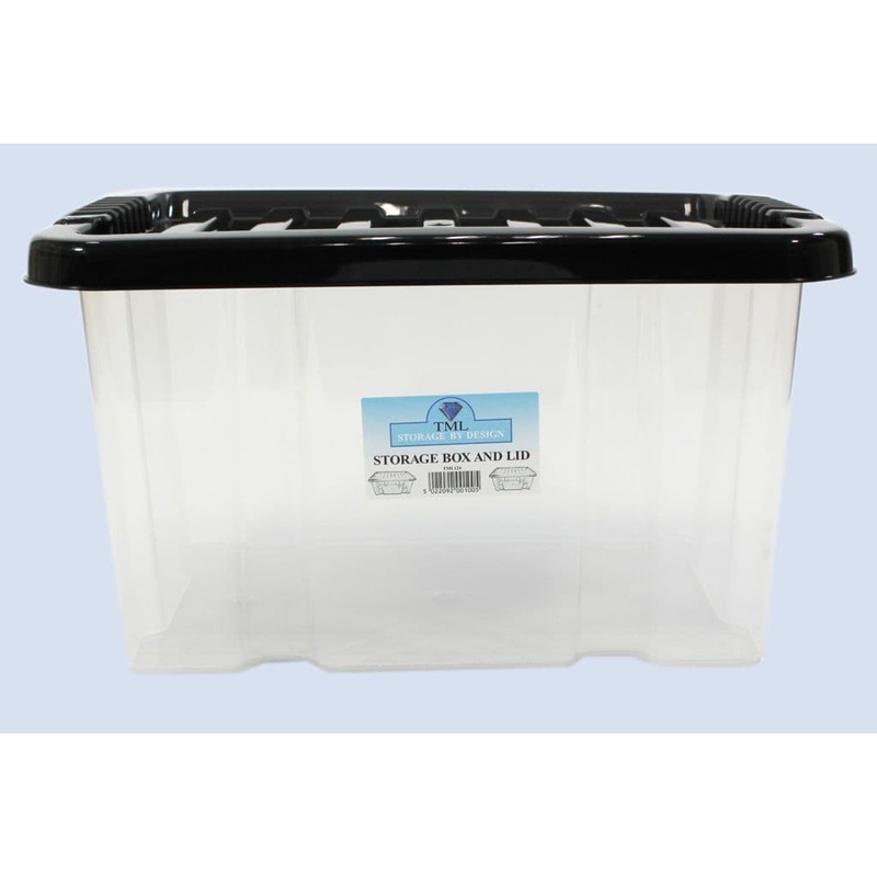 TML Storage Box & Lid – 24L Clear