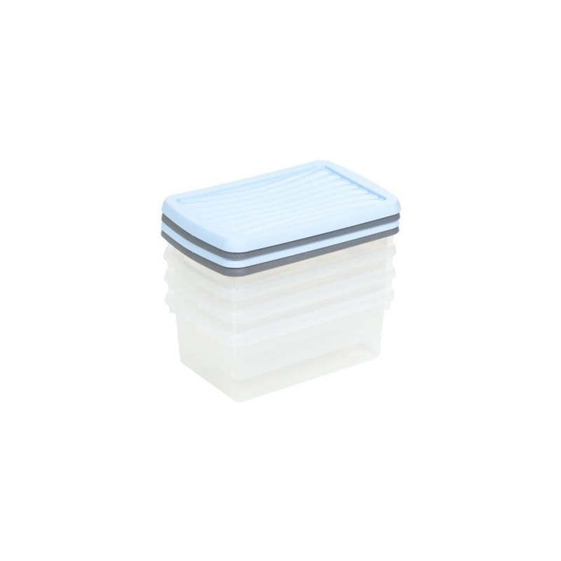 Wham Boxes And Lids 3.5L – 2 Assorted Colours Pack 4