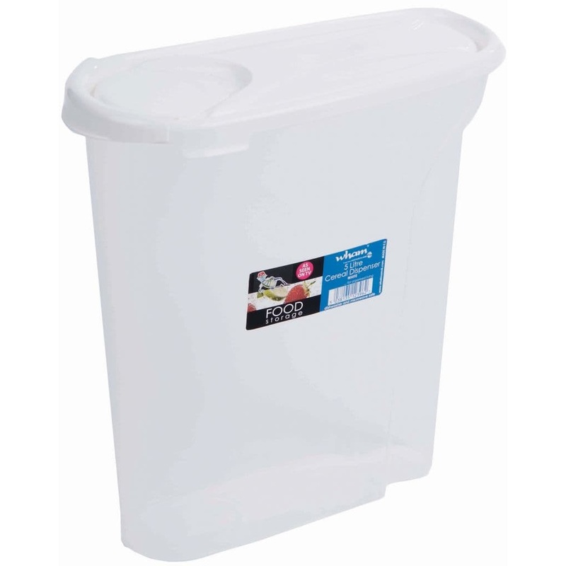 Wham Cereal Dispenser Food Storage – 5L White