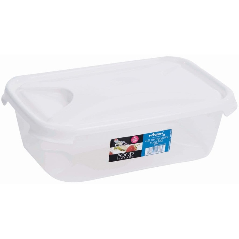 Wham Rectangular Food Storage White – 4.5ltr