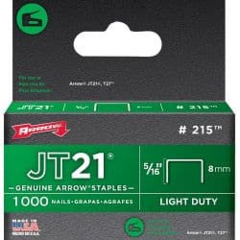 Arrow JT21/T27 Staples – 8mm 5/16in (1000)