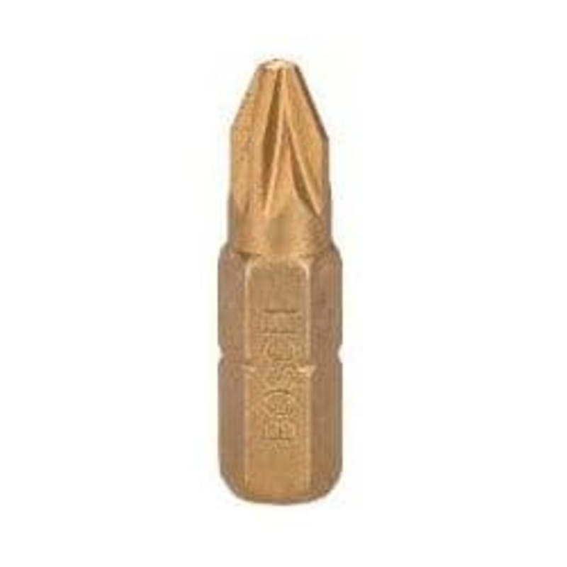 Bosch Extra Hard PZ2 Screwdriver Bits – 25mm, Pack 25