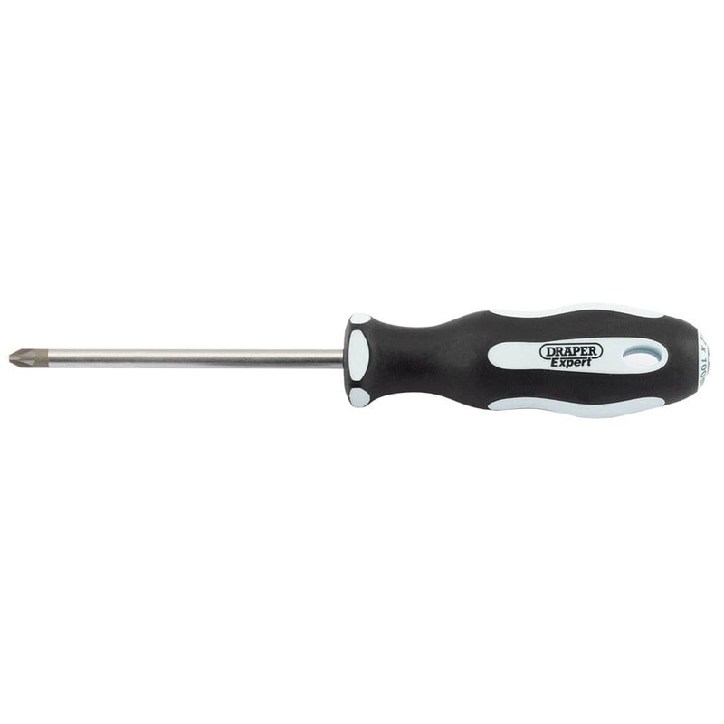Draper Expert Pozi Type Soft Grip Screwdriver – No 2 x 100