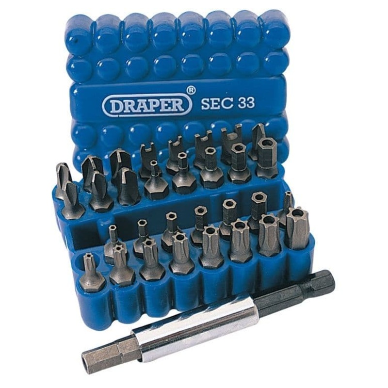 Draper Security Bit Set – 33 Piece