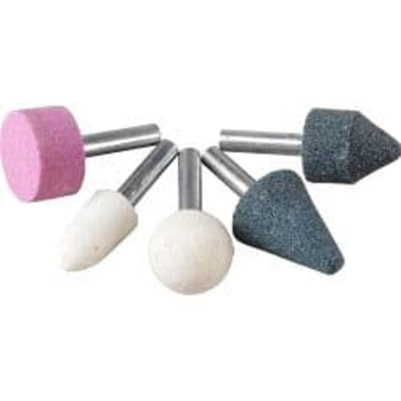 SupaTool Mounted Stone Set – 1/4” Shank, 5 Piece