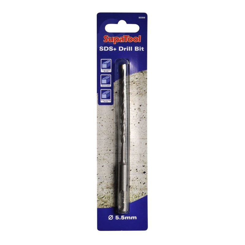 SupaTool Slotted Drill Shaft (SDS) Masonry Drill Bits – 5.5x160mm