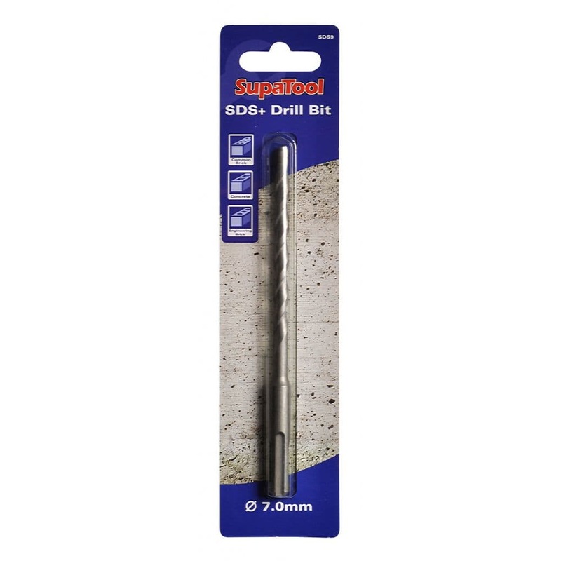 SupaTool Slotted Drill Shaft (SDS) Masonry Drill Bits – 7x160mm