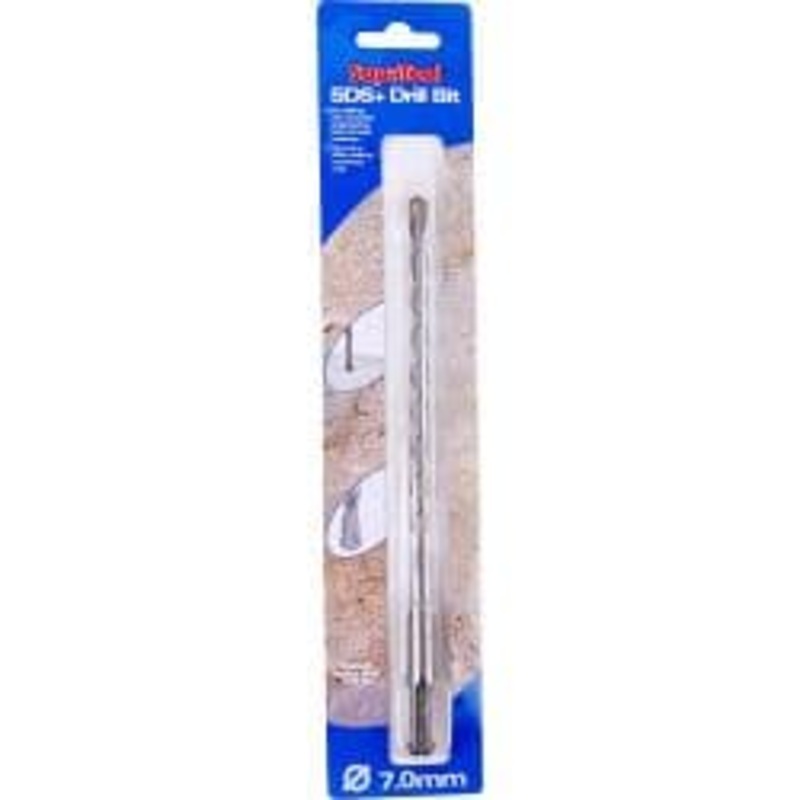 SupaTool Slotted Drill Shaft (SDS) Masonry Drill Bits – 7x210mm