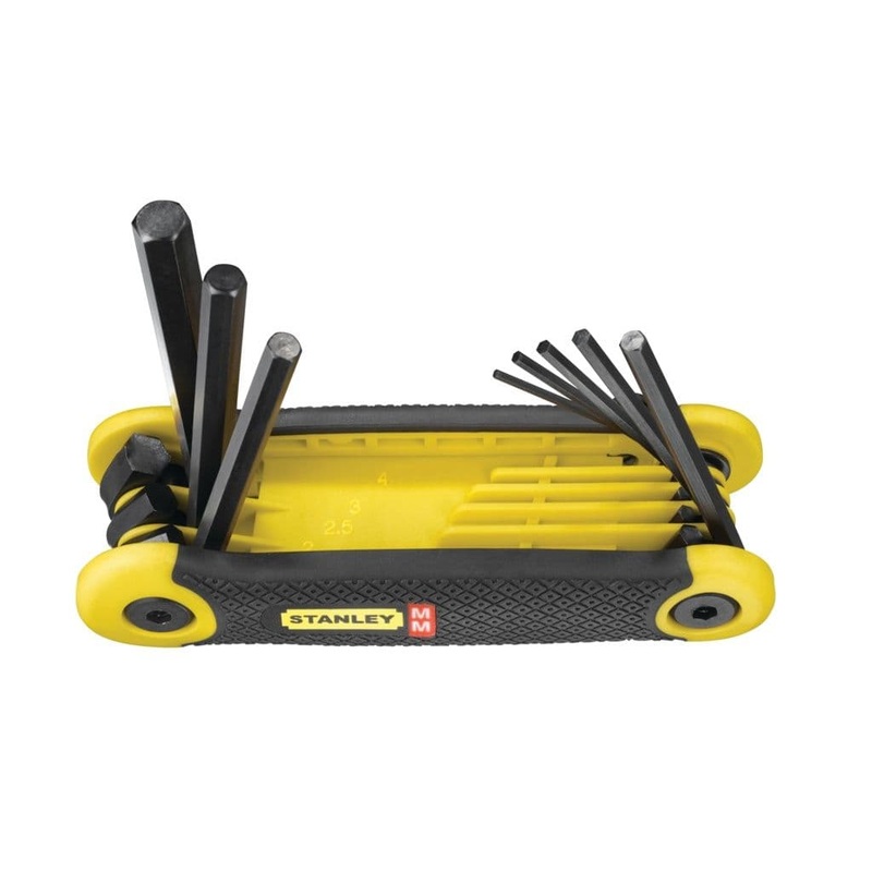 Stanley Metric Folding Hex Key Set – 8 Piece