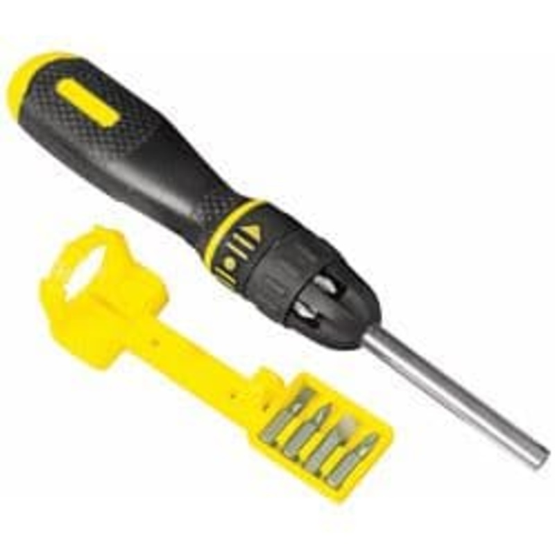 Stanley Multibit Ratchet Screwdriver + 10 Bits – Number of Pieces – 11