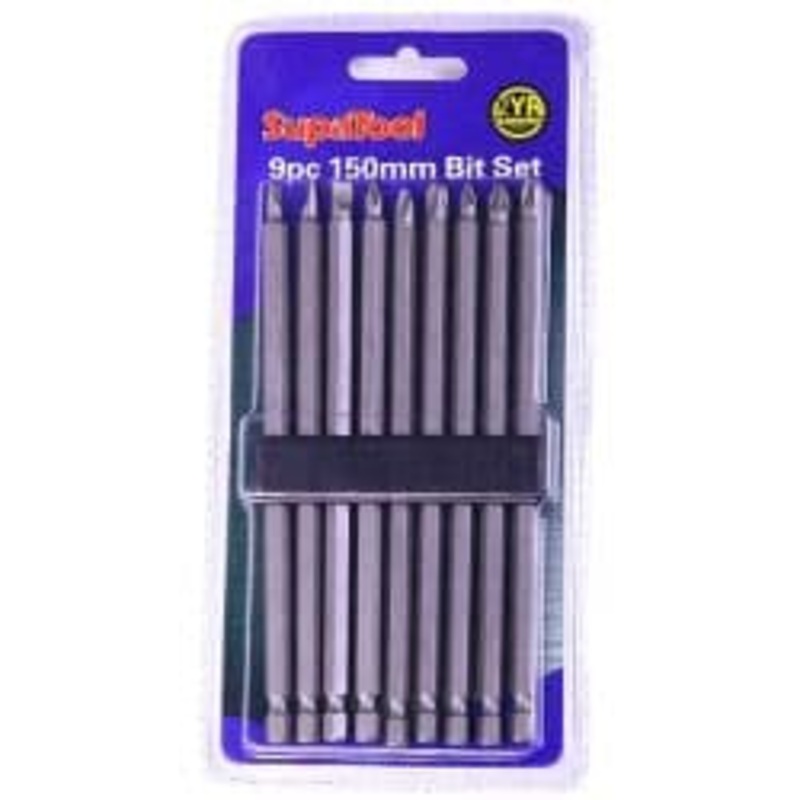 SupaTool Bit Set 150mm – 9 Piece