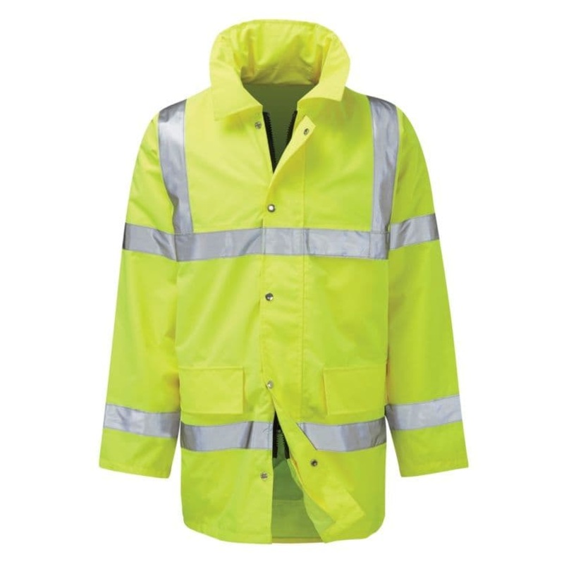 Orbit Geraint EN471 Hi Vis 3/4 Coat – Medium