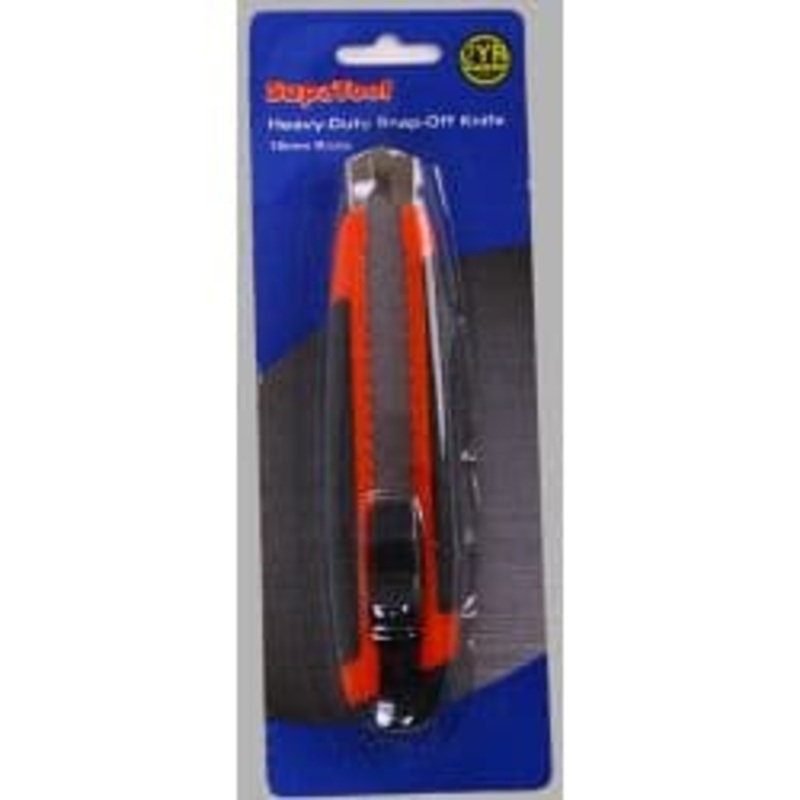 SupaTool Heavy Duty Snap Off Knife – 18mm Blade