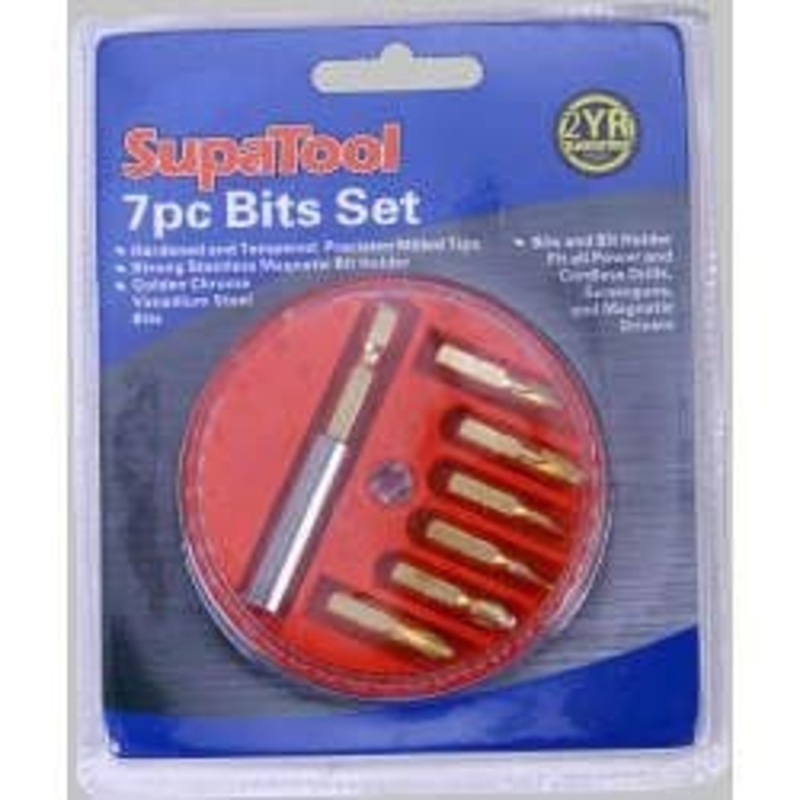 SupaTool Power Bits – 7 Piece