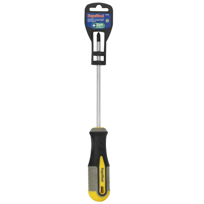 SupaTool Pozi Head Screwdriver – 150mm x 2pt
