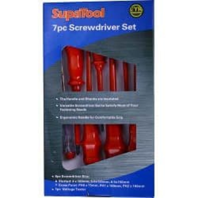 SupaTool Screwdriver Set – 7 Piece