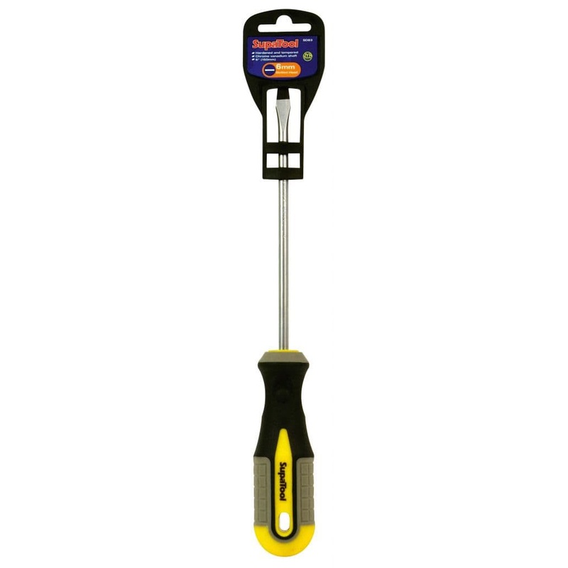 SupaTool Slotted Head Screwdriver – 150mm x 6mm