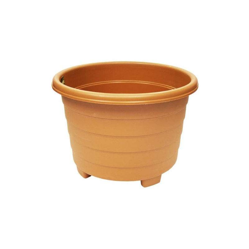 Grosvenor Round Planter – 39cm Terracotta