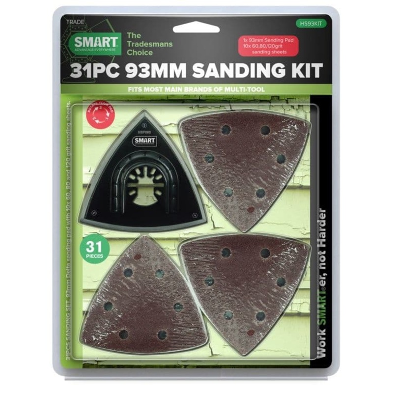 Smart Multi Tool Sanding Kit – 31 Piece