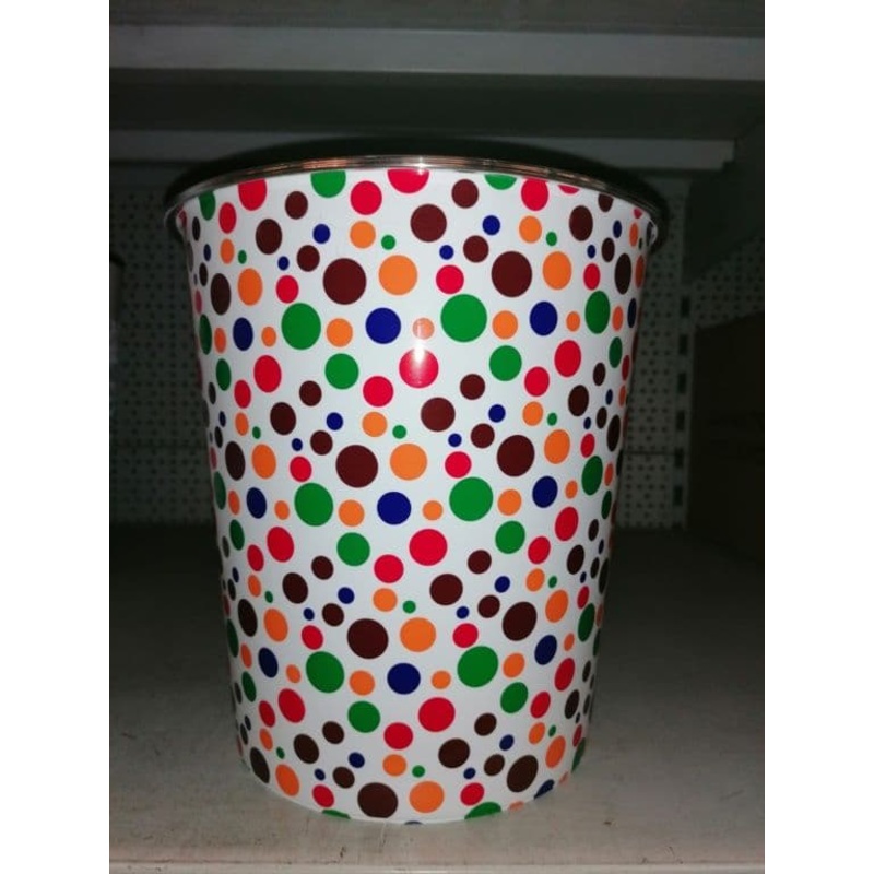 SupaHome Waste Bin – Multi Coloured Small Dots
