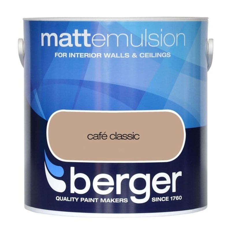 Berger Matt Emulsion 2.5L – Cafe Classic