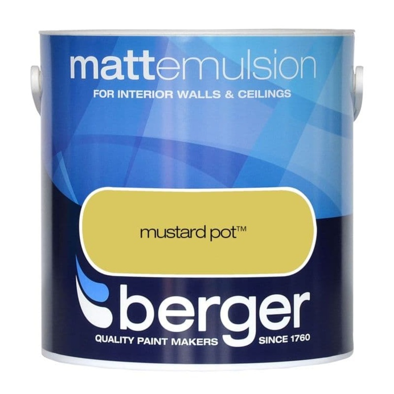 Berger Matt Emulsion 2.5L – Mustard Pot