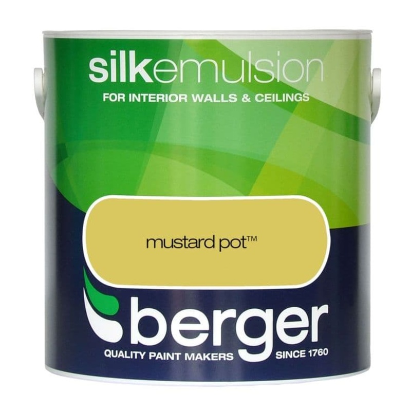 Berger Silk Emulsion 2.5L – Mustard Pot