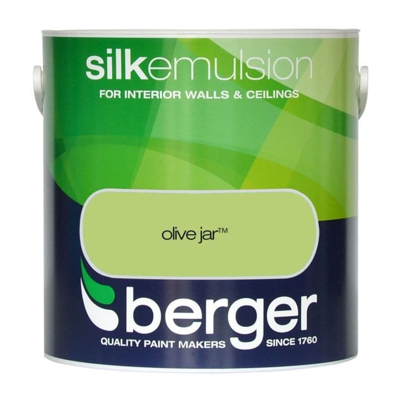 Berger Silk Emulsion 2.5L – Olive Jar