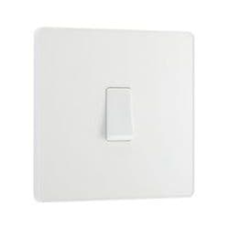 BG 20a 1g 2 Way Plastic Switch – Pearlescent White