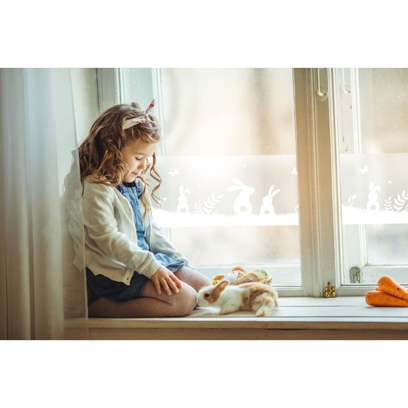 d-c-fix Static Cling Window Border – Rabbits – 1.5m