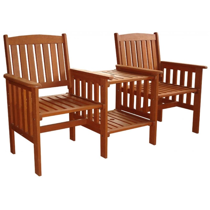 Pagoda Buckingham Wooden Companion Set – 2 seater