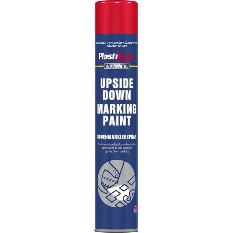 PlastiKote Upside Down Marking Paint – 750ml Red