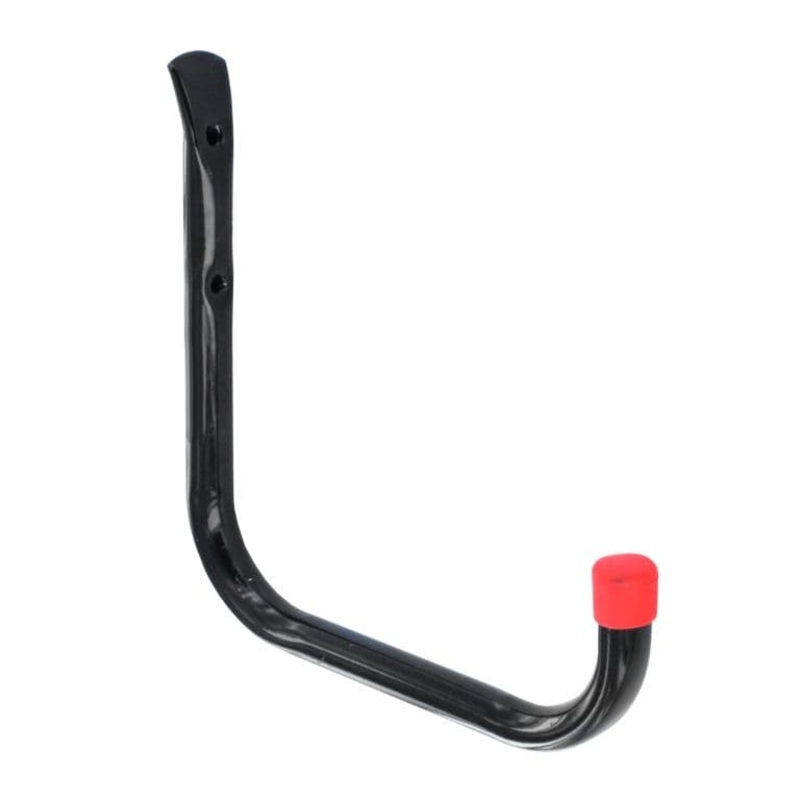 Securit Single Tubular Hook Black – 190mm