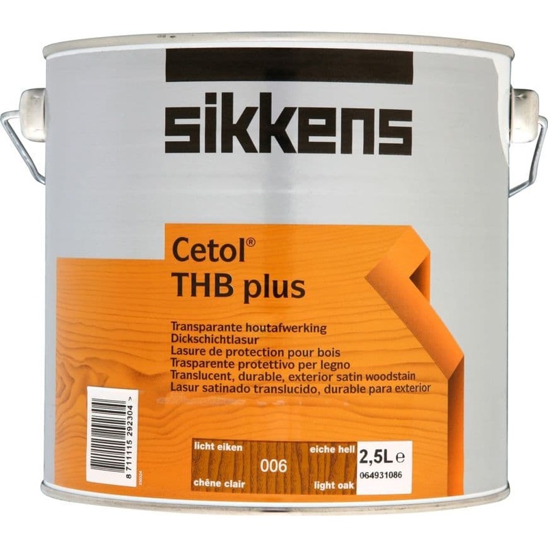 Sikkens Cetol THB Plus 2.5L – 006 Light Oak